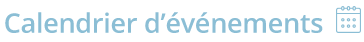 Calendrier des événements